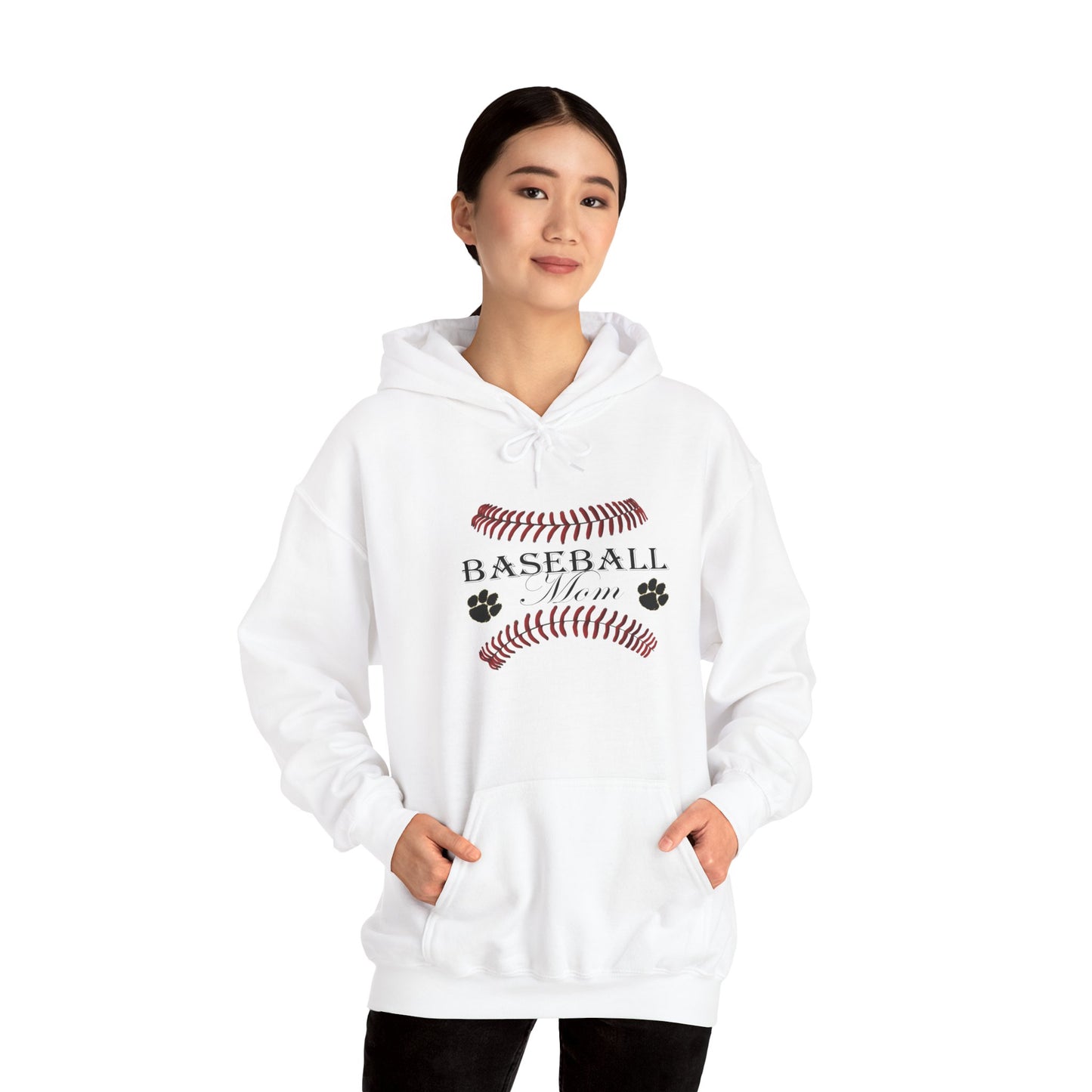 Baseball Mom Unisex Heavy Blend™ Hooded Sweatshirt