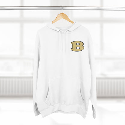 Beulah B Three-Panel Fleece Hoodie