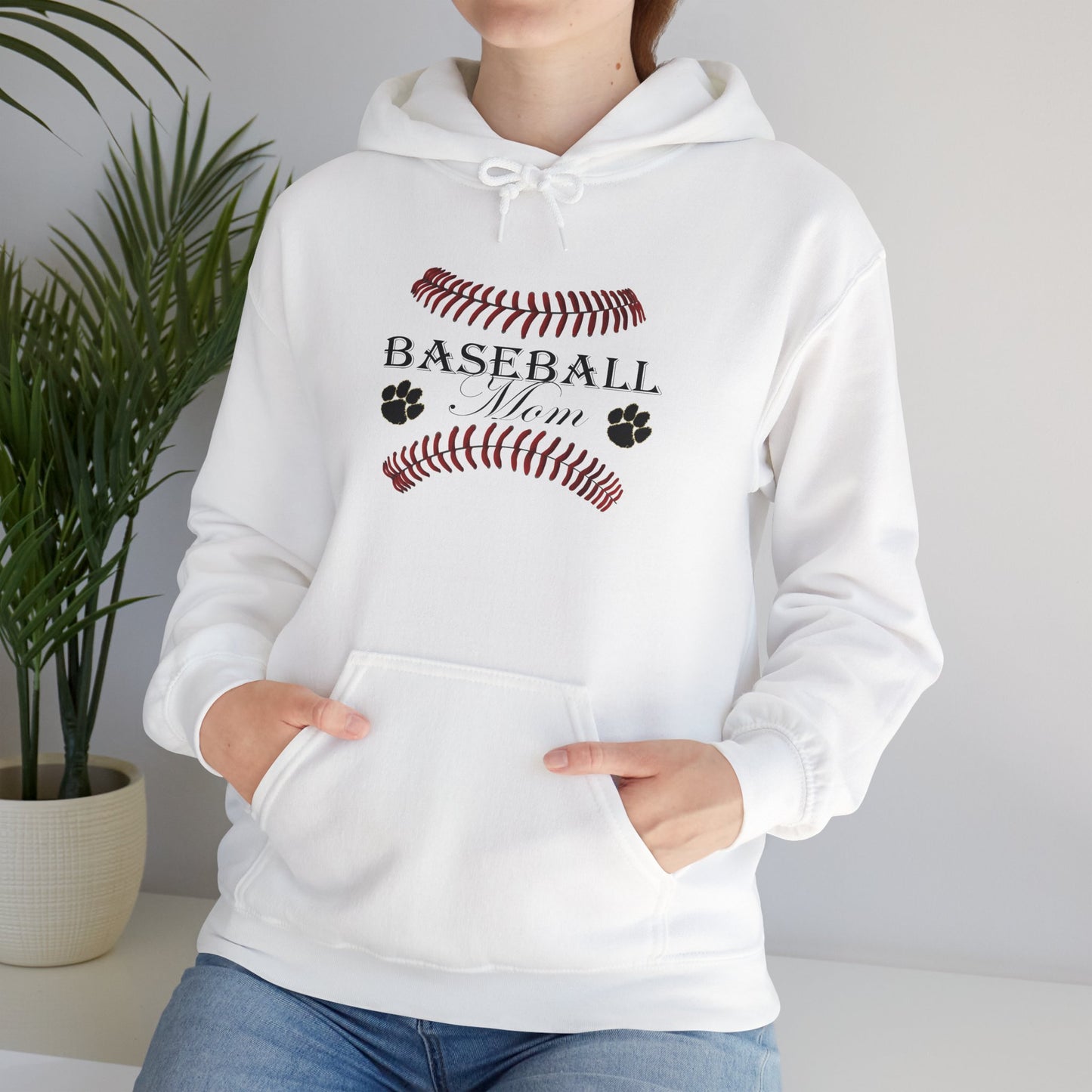 Baseball Mom Unisex Heavy Blend™ Hooded Sweatshirt