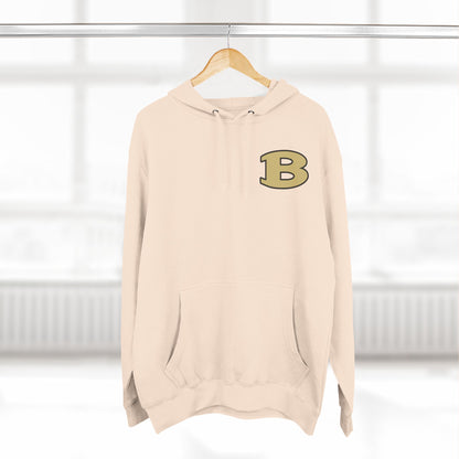 Beulah B Three-Panel Fleece Hoodie